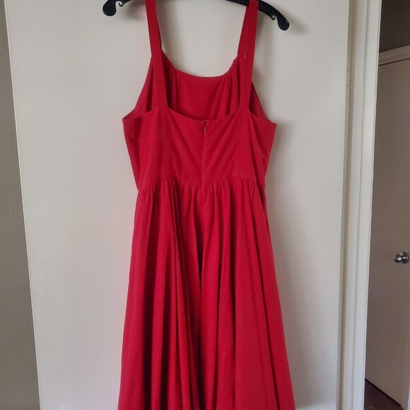 Trashy Diva Red Annette Dress in Voile Size 12 (worn by Taylor Swift!) - Picture 2 of 5